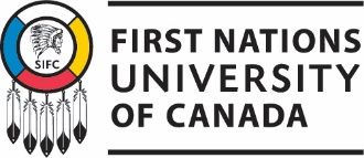 The First Nations University of Canada Logo